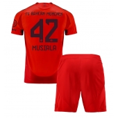 Bayern Munich Jamal Musiala #42 Thuis tenue Kids 2024-25 Korte Mouwen (+ broek)