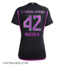 Bayern Munich Jamal Musiala #42 Uit tenue Dames 2023-24 Korte Mouwen