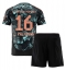 Bayern Munich Joao Palhinha #16 Uit tenue Kids 2024-25 Korte Mouwen (+ broek)