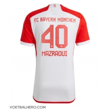 Bayern Munich Noussair Mazraoui #40 Thuis tenue 2023-24 Korte Mouwen