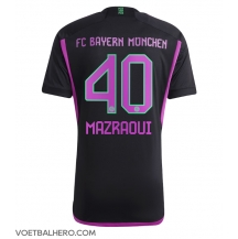 Bayern Munich Noussair Mazraoui #40 Uit tenue 2023-24 Korte Mouwen