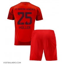 Bayern Munich Thomas Muller #25 Thuis tenue Kids 2024-25 Korte Mouwen (+ broek)