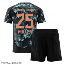 Bayern Munich Thomas Muller #25 Uit tenue Kids 2024-25 Korte Mouwen (+ broek)