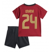 België Amadou Onana #24 Thuis tenue Kids EK 2024 Korte Mouwen (+ broek)