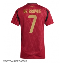 België Kevin De Bruyne #7 Thuis tenue Dames EK 2024 Korte Mouwen