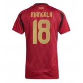 België Orel Mangala #18 Thuis tenue Dames EK 2024 Korte Mouwen