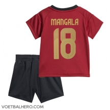 België Orel Mangala #18 Thuis tenue Kids EK 2024 Korte Mouwen (+ broek)