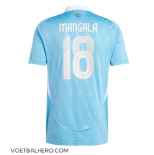 België Orel Mangala #18 Uit tenue EK 2024 Korte Mouwen