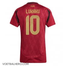 België Romelu Lukaku #10 Thuis tenue Dames EK 2024 Korte Mouwen