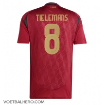 België Youri Tielemans #8 Thuis tenue EK 2024 Korte Mouwen