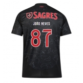 Benfica Joao Neves #87 Uit tenue 2024-25 Korte Mouwen