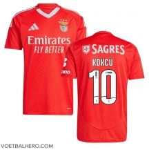 Benfica Orkun Kokcu #10 Thuis tenue 2024-25 Korte Mouwen