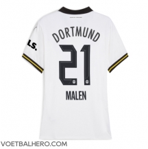 Borussia Dortmund Donyell Malen #21 Derde tenue Dames 2024-25 Korte Mouwen