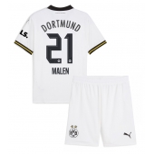 Borussia Dortmund Donyell Malen #21 Derde tenue Kids 2024-25 Korte Mouwen (+ broek)