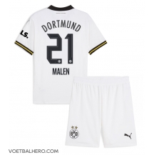 Borussia Dortmund Donyell Malen #21 Derde tenue Kids 2024-25 Korte Mouwen (+ broek)