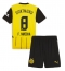 Borussia Dortmund Felix Nmecha #8 Thuis tenue Kids 2024-25 Korte Mouwen (+ broek)