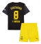 Borussia Dortmund Felix Nmecha #8 Uit tenue Kids 2024-25 Korte Mouwen (+ broek)