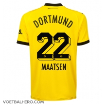 Borussia Dortmund Ian Maatsen #22 Thuis tenue 2023-24 Korte Mouwen