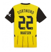 Borussia Dortmund Ian Maatsen #22 Thuis tenue 2024-25 Korte Mouwen