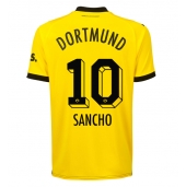 Borussia Dortmund Jadon Sancho #10 Thuis tenue 2023-24 Korte Mouwen