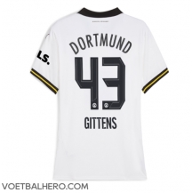 Borussia Dortmund Jamie Bynoe-Gittens #43 Derde tenue Dames 2024-25 Korte Mouwen