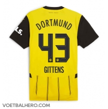 Borussia Dortmund Jamie Bynoe-Gittens #43 Thuis tenue 2024-25 Korte Mouwen