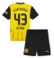 Borussia Dortmund Jamie Bynoe-Gittens #43 Thuis tenue Kids 2024-25 Korte Mouwen (+ broek)