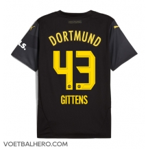 Borussia Dortmund Jamie Bynoe-Gittens #43 Uit tenue 2024-25 Korte Mouwen