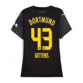 Borussia Dortmund Jamie Bynoe-Gittens #43 Uit tenue Dames 2024-25 Korte Mouwen