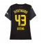 Borussia Dortmund Jamie Bynoe-Gittens #43 Uit tenue Dames 2024-25 Korte Mouwen