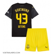 Borussia Dortmund Jamie Bynoe-Gittens #43 Uit tenue Kids 2024-25 Korte Mouwen (+ broek)