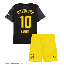 Borussia Dortmund Julian Brandt #10 Uit tenue Kids 2024-25 Korte Mouwen (+ broek)