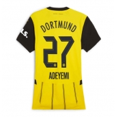 Borussia Dortmund Karim Adeyemi #27 Thuis tenue Dames 2024-25 Korte Mouwen