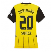 Borussia Dortmund Marcel Sabitzer #20 Thuis tenue Dames 2024-25 Korte Mouwen