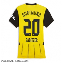 Borussia Dortmund Marcel Sabitzer #20 Thuis tenue Dames 2024-25 Korte Mouwen