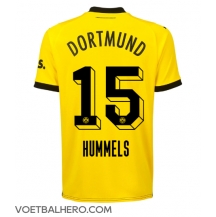 Borussia Dortmund Mats Hummels #15 Thuis tenue 2023-24 Korte Mouwen