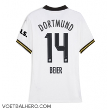 Borussia Dortmund Maximilian Beier #14 Derde tenue Dames 2024-25 Korte Mouwen