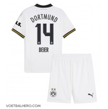 Borussia Dortmund Maximilian Beier #14 Derde tenue Kids 2024-25 Korte Mouwen (+ broek)