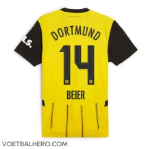 Borussia Dortmund Maximilian Beier #14 Thuis tenue 2024-25 Korte Mouwen