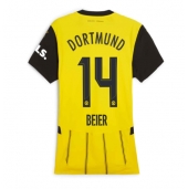 Borussia Dortmund Maximilian Beier #14 Thuis tenue Dames 2024-25 Korte Mouwen