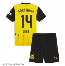 Borussia Dortmund Maximilian Beier #14 Thuis tenue Kids 2024-25 Korte Mouwen (+ broek)