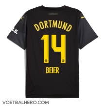 Borussia Dortmund Maximilian Beier #14 Uit tenue 2024-25 Korte Mouwen