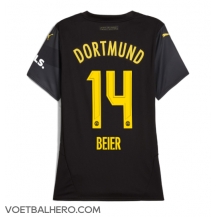 Borussia Dortmund Maximilian Beier #14 Uit tenue Dames 2024-25 Korte Mouwen