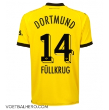 Borussia Dortmund Niclas Fullkrug #14 Thuis tenue 2023-24 Korte Mouwen