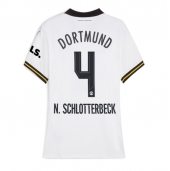 Borussia Dortmund Nico Schlotterbeck #4 Derde tenue Dames 2024-25 Korte Mouwen