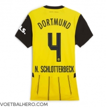 Borussia Dortmund Nico Schlotterbeck #4 Thuis tenue Dames 2024-25 Korte Mouwen