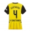 Borussia Dortmund Nico Schlotterbeck #4 Thuis tenue Dames 2024-25 Korte Mouwen