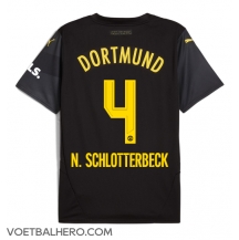 Borussia Dortmund Nico Schlotterbeck #4 Uit tenue 2024-25 Korte Mouwen