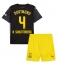 Borussia Dortmund Nico Schlotterbeck #4 Uit tenue Kids 2024-25 Korte Mouwen (+ broek)