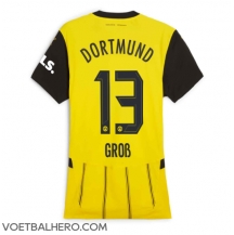 Borussia Dortmund Pascal Gross #13 Thuis tenue Dames 2024-25 Korte Mouwen